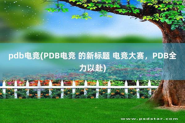 pdb电竞(PDB电竞 的新标题 电竞大赛，PDB全力以赴)